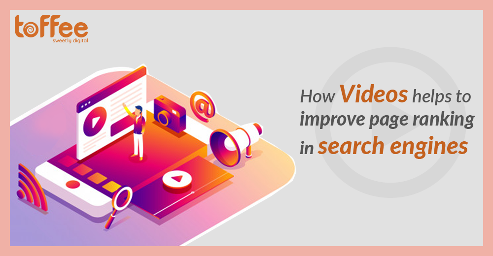 Using videos to improve page ranking in search engines